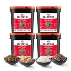 240 Serving Meat Package Includes: 4 Freeze Dried Meat Buckets