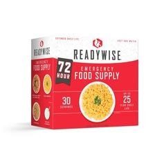 72 Hour Emergency Food Supply