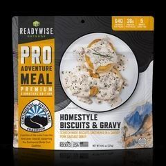 6 CT ReadyWise Pro Adventure Meal Homestyle Biscuits & Gravy with Sausage