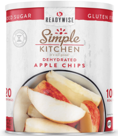 Simple Kitchen Dried Apple Chips - 20 Serving Can