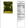 120 Serving Freeze Dried Fruit Bucket