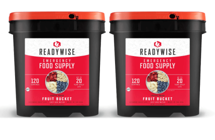 240 Serving Freeze Dried Fruit Bucket (2, 120 serving buckets)