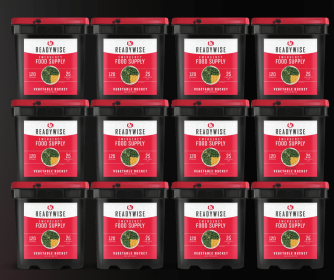 1440  Serving Freeze Dried Vegetables (12, 120 serving buckets)