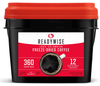360 Serving Freeze Dried Coffee Bucket