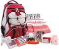 64 Piece Survival Back Pack (Red)