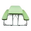 Kids Picnic Table for Outdoor, Plastic Table & Chair Set, Kids Activity Sensory Table, Picnic Table for Piano, Backyard, Garden