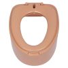 Portable Toilet with Non-slip Mat Brown