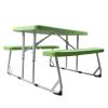 Kids Picnic Table for Outdoor, Plastic Table & Chair Set, Kids Activity Sensory Table, Picnic Table for Piano, Backyard, Garden