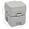 Portable Camping Toilet Gray 5.3+2.6 gal