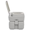 Portable Camping Toilet Gray 5.3+2.6 gal