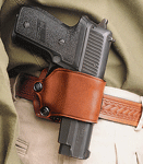 Desantis Yaqui Slide Holster (Options: RH LEATHER LARGE SA AUTOS TAN)