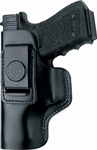 Desantis Insider Holster Iwb (Options: LH LTHR FITS GLOCK 26/27 BLACK)