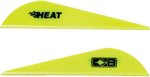 Bohning Heat Vane 2.5" (Options: SOLID NEON YELLOW 36PK)