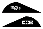 Bohning Blazer Vanes (Options: 2" SOLID BLACK 36PK)