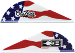 Bohning Blazer Vanes True (Options: COLOR 2" AMERICAN FLAG 100PK)