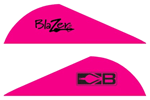 Bohning Blazer Vanes (Options: 2" SOLID HOT PINK 100PK)