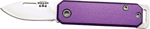 Bear & Son Slip Joint Folder (Options: 1.5" PURPLE/SS ALUMINUM HANDLE)