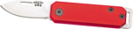 Bear & Son Slip Joint Folder (Options: 1.5" RED/SS ALUMINUM HANDLE)