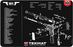 Tekmat Armorers Bench Mat (Options: 11"X17" 1911 PISTOL)