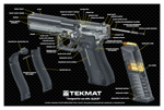 Tekmat Armorers Bench Mat (Options: 11"x17" FOR GLOCK 17 G4 CUT!)