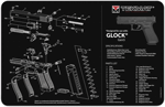 Tekmat Armorers Bench Mat (Options: 11"x17" FOR GLOCK G5 BLACK)