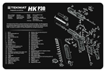 Tekmat Armorers Bench Mat (Options: 11"x17" HECKLER & KOCH P30)