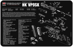 Tekmat Armorers Bench Mat (Options: 11"x17" HECKLER & KOCH VP9SK)