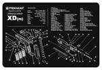 Tekmat Armorers Bench Mat (Options: 11"x17" SPRINGFIELD XDM PISTOL)