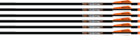 Easton Xbow Bolt 9Mm Carbon (Options: 22" W/3" VANES HALF MOON 6-PK)