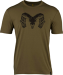 Browning Ss Perf Camp Shirt (Options: RAM LOGO GREEN X-LARGE*)