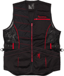 Browning Ace Shooting Vest (Options: R-HAND 3XL BLACK/RED TRIM)