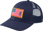 Browning Cap Glory Mesh Snap (Options: BACK AMER FLAG PATCH BLUE OSFM)