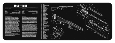 Tekmat Armorers Bench Mat (Options: 12"X36" M14/M1A)