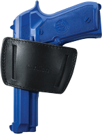 Allen Belt Slide Holster Ambi (Options: LEATHER SMALL FRAME AUTOS BLK)