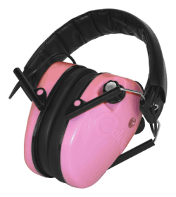 Caldwell E-Max Ear Muff (Options: LOW PROFILE ELECTRONIC PINK)