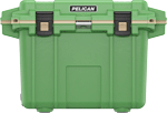 Pelican Coolers Im 50 Quart (Options: HUNTER GREEN/TAN)