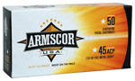 Armscor 45 Acp 230Gr Fmj (Options: 50RD 20BX/CS MADE IN USA)