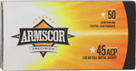 Armscor 45 Acp 230Gr Fmj (Options: 50RD 20BX/CS)