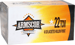 Armscor 22 Tcm 40Gr Jhp (Options: 100RD 12BX/CS)