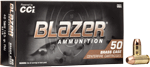 Cci Blazer Brass 40 Sw (Options: 165GR FMJ 50RD 20BX/CS)