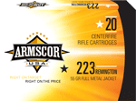 Armscor 223 Rem 55Gr Fmj (Options: 20RD 50BX/CS)