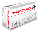 Winchester Usa 38 Special (Options: 150GR LEAD-RN 50RD 10BX/CS)