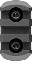 Armaspec Picatinny Rail Covers (Options: M-LOC 3 SLOT BLACK)