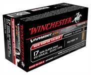 Winchester Varmint Hv 17 Wsm (Options: 20GR V-MAX 50RD 10BX/CS)