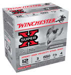 Winchester Xpert Steel 12Ga 3" (Options: 1-1/8OZ #4 1550FPS 25RD 10BX/C)