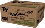 Winchester Usa 5.56X45 62Gr (Options: GREENT TIP 1000RD CASE LOT)