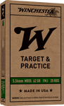 Winchester Usa 5.56X45 62Gr (Options: GREEN TIP 20RD 50BX/CS)
