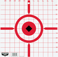 B/C Target Rigid Paper 12" (Options: CROSSHAIR SIGHT-IN 10 TARGETS)