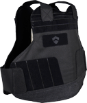 Bulletsafe Bulletproof Vest (Options: VP4 X-LARGE BLACK LEVEL IIIA)