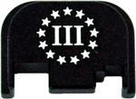 Cruxord Back Plate 3% Flag (Options: FITS GLOCK 43!)